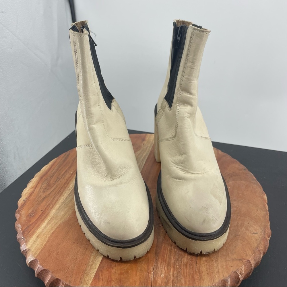 Free People James Chelsea Boot-Bone with Gum sole 38.5 - Picture 3 of 11
